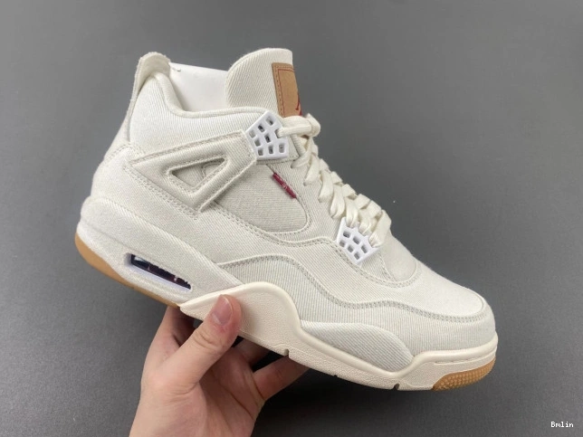 Bmlin Levi's x 'White' AO2571-100 Air 4 Jordan 0716